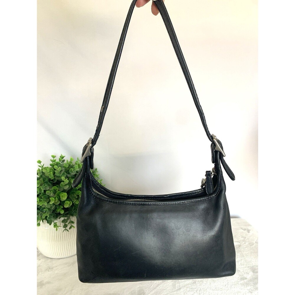 Coach Vintage Legacy 9059 Small Hobo Shoulder Bag Black Made in USA - Picture 3 of 16
